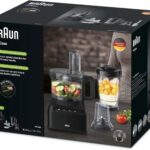 braun pureease food processor, 800 watts, black – international warranty – fp3132bk