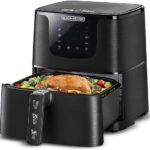 قلايه بلاك اند ديكر، سعة 4.3 لتر، اسود، af700