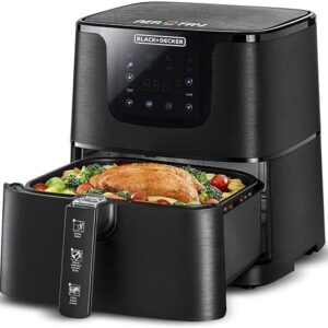 قلايه بلاك اند ديكر، سعة 4.3 لتر، اسود، af700