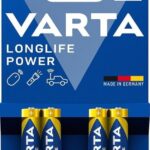 بطاريات قلوية ايه طويلة العمر من فارتا 4 قطع 1.5 فولت