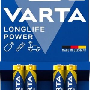 بطاريات قلوية ايه طويلة العمر من فارتا 4 قطع 1.5 فولت