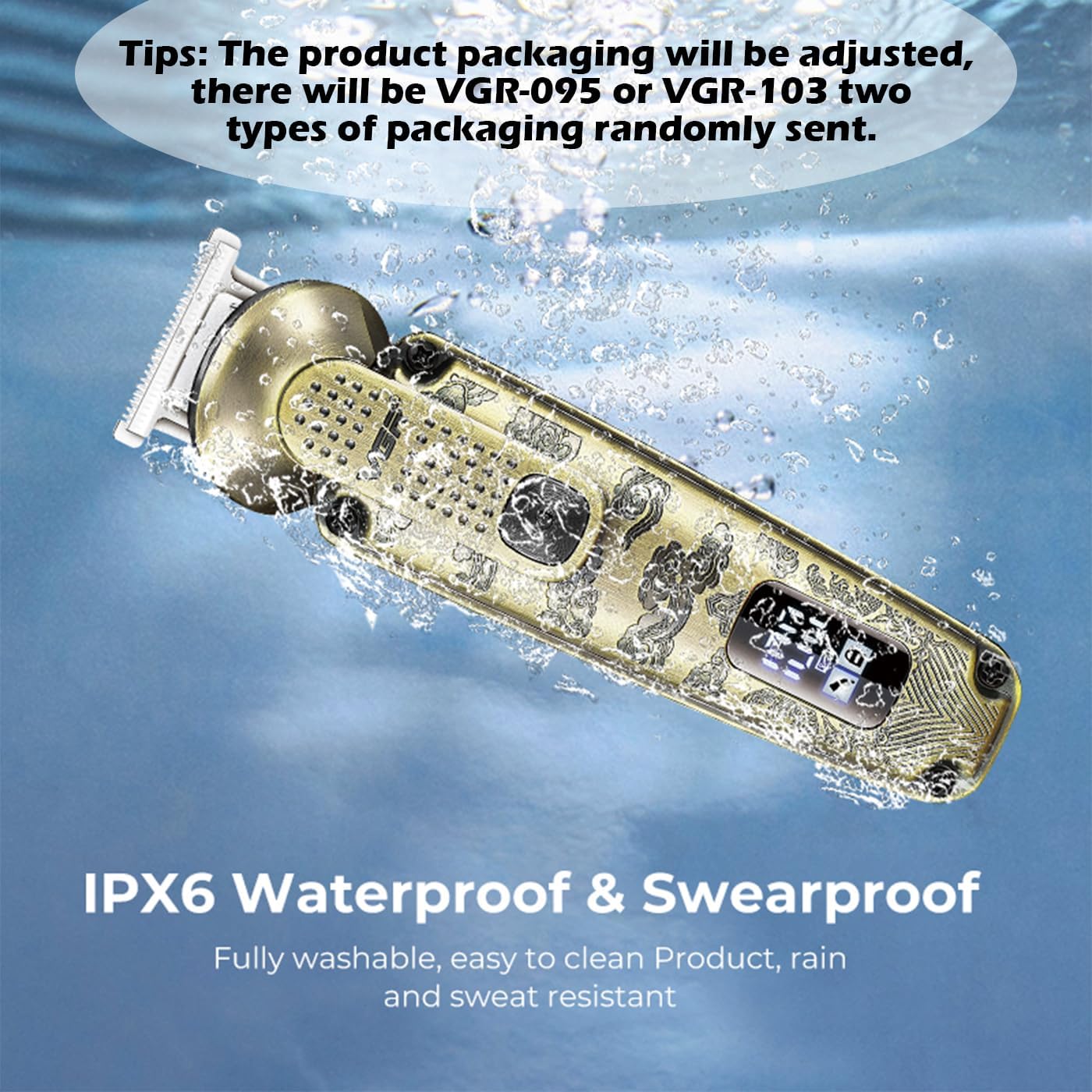 ماكينة حلاقة وتشذيب الذقن 7 في 1 للرجال 095 من في جي ار ماكينة حلاقة وتشذيب الذقن 7 في 1 للرجال 095 من في جي ار