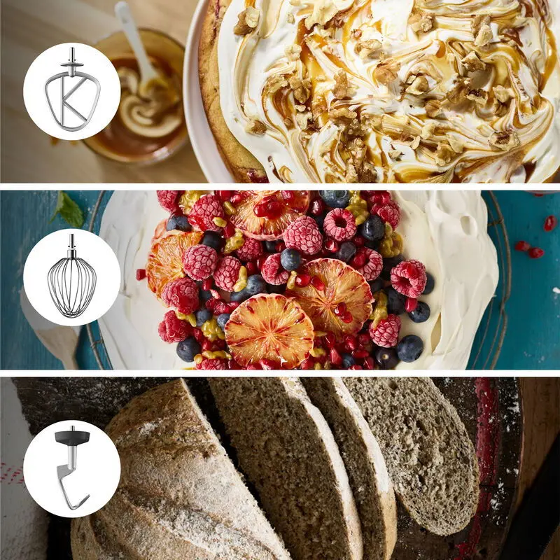 كينوود عجانه، هيكل معدني، 1200 واط، وعاء فولاذي سعة 6.7 لتر، مضرب، خفاقة، خطاف عجين، كينوود عجانه، هيكل معدني، 1200 واط، وعاء فولاذي سعة 6.7 لتر، مضرب، خفاقة، خطاف عجين،