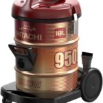 مكنسة كهربائية برميل 2100 وات من هيتاشي، لون احمر cv 950f