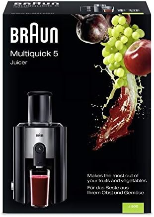 عصارة مالتي كويك j500 ب5 سرعات دوران من براون عصارة مالتي كويك j500 ب5 سرعات دوران من براون