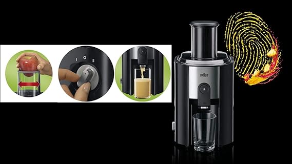 عصارة مالتي كويك j500 ب5 سرعات دوران من براون عصارة مالتي كويك j500 ب5 سرعات دوران من براون