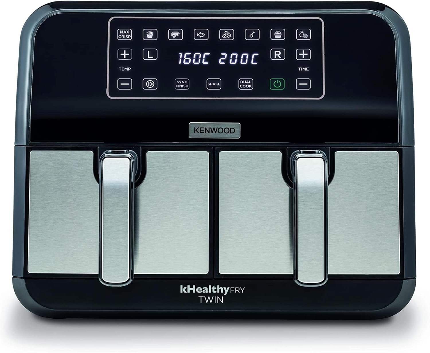 قلاية هوائية ديجيتال مزدوجة من كينوود مقاس x l بسعة 4 لتر + سعة وزن 1.7 كجم + بتقنية دوال زون وقلي مزدوج hfm75.000mb قلاية هوائية ديجيتال مزدوجة من كينوود مقاس x l بسعة 4 لتر + سعة وزن 1.7 كجم + بتقنية دوال زون وقلي مزدوج hfm75.000mb